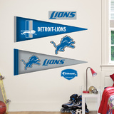 Detroit Lions NFL Pennant Kalkomania ścienna