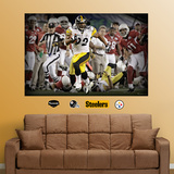 James Harrison Super Bowl TD Mural Wall Decal