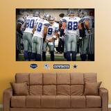 Cowboys Huddle Mural Wall Decal