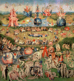 The Garden of Earthly Delights: Allegory of Luxury Autocollant mural par Hieronymus Bosch
