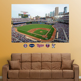 Minnesota Twins Target Field Stadium Mural   Wall Decal