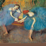 Two Dancers at Rest Wall Decal by Edgar Degas