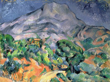 Mont Saint-Victoire Wall Decal by Paul Cézanne