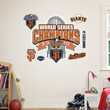 San Francisco Giants 2010 WS Locker Room Champions Logo Wall Decal