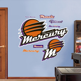 Phoenix Mercury Logo   Wall Decal