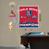 St Louis Cardinals 2011 World Series Logo Wall Decal