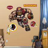 Washington Redskins Die Cut RB Liquid Blue Wandabziehbild