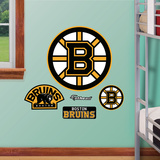 Boston Bruins Logo Jr. Kalkomania ścienna