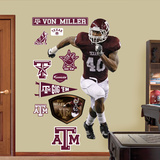 Von Miller Texas A&M   Autocollant mural