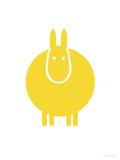 Yellow Donkey Prints by Avalisa 