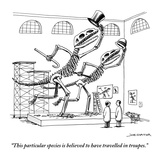 "This particular species is believed to have travelled in troupes." Premium Giclee Print by Joe Dator