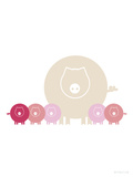 Pink Baby Pigs Posters por Avalisa Pink Baby Pigs Posters por Avalisa