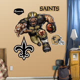 New Orleans Saints Die Cut RB Liquid Blue Wall Decal