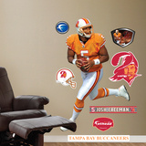 Josh Freeman Throwback Uniform Wall Decal