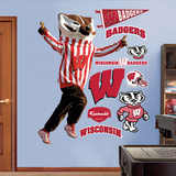 Wisconsin Bucky Badger Wall Decal