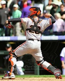 Buster Posey 2012 Action Photo