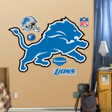 Detroit Lions 2009 Logo Wandabziehbild
