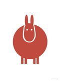 Red Donkey Prints by Avalisa 