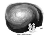"I had a productive week." - New Yorker Cartoon Premium Giclee Print by Tom Toro