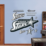 San Antonio Silver Stars Logo   Wall Decal