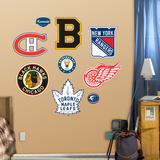 NHL Original Six Logo Wall Decal