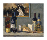 Cheese and Wine Premium Giclee Print by Valeriy Chuikov