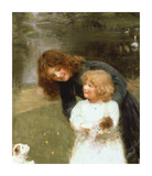 A Sketch of the Artist's Daughter Premium Giclee Print by Arthur Elsley