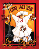 Coq Au Vin Pôster por Jennifer Garant