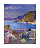 On the Riviera Premium Giclee Print by Sir John Lavery