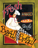Fresh Baked Bread Poster par Jennifer Garant