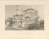 Mosque of Sultan Selim at Scutari Reproduction procédé giclée Premium par Sir Thomas Allom