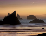 Moonset Prints by Mike Jones