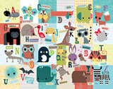 Animal ABC Posters by Jillian Phillips