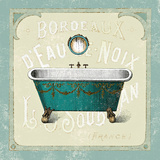 Parisean Bath IV Print by Sue Schlabach