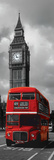 Autobus rouge à impériale (Londres) Posters