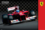Ferrrari- Alonso Affiches