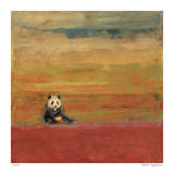 Sitting Panda Begränsad utgåva av Matthew Lew