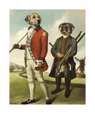 Golfers from the North Premium Giclee Print by Thierry Poncelet