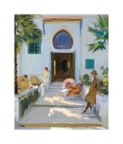 My Studio Door, Tangier Giclée-Premiumdruck von Sir John Lavery