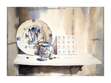 Blue/White China II Reproduction procédé giclée Premium par Jeremy Taylor
