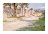 The Walls of Marrakesh Giclée-Premiumdruck von Sir John Lavery