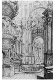 Adolf Friedrich Erdmann of Menzel (Chorus a Baroque church) Posters