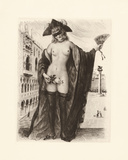 A Venetian Rose Premium Giclee Print by Gabriel Ferrier