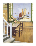 A Breton Window Premium Giclee Print by Raymond Wintz