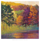 Colors at the Lake Prints by Ken Elliott