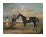 Pussy with his Trainer Old John Day Premium Giclee Print by John Ferneley