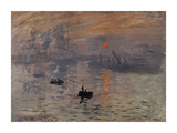 Impression, Soleil Levant Premium Giclee Print by Claude Monet