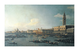 The Basin of San Marco On Ascension Day Premium Giclee Print by Canaletto 