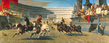 The Chariot Race, Detail Premium Giclee Print by Alexander Von Wagner