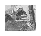 The Ruined Barn Premium Giclee Print by Sir Alfred Munnings